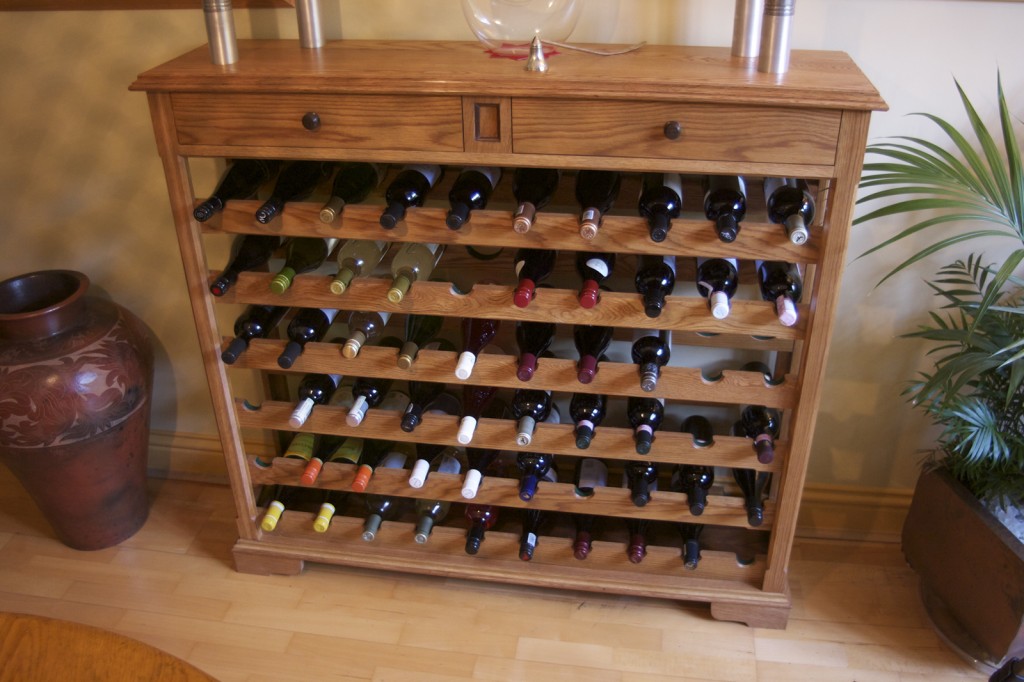 Solid Oak Wine Rack Chapman Bespoke Woodwork   IMG 8125 1024x682 